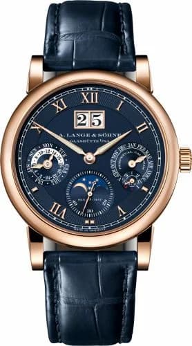 A. Lange & Söhne Langematik Perpetual Pink Gold / Blue / 20th Anniversary 310.037