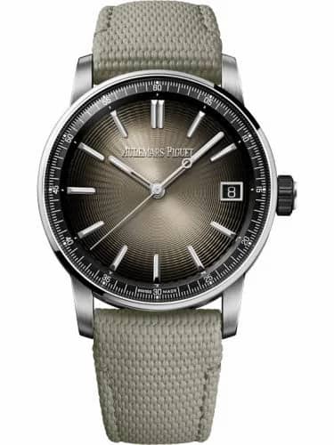 Audemars Piguet CODE 11.59 Automatic Stainless Steel - Ceramic / Beige / Fabric 15210QT.OO.A064KB.01