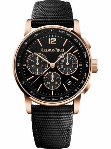 Audemars Piguet CODE 11.59 Chronograph Selfwinding Pink Gold / Black / Fabric 26393OR.OO.A002KB.01