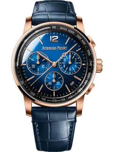 Audemars Piguet CODE 11.59 Chronograph Selfwinding Pink Gold / Blue 26393OR.OO.A028CR.01