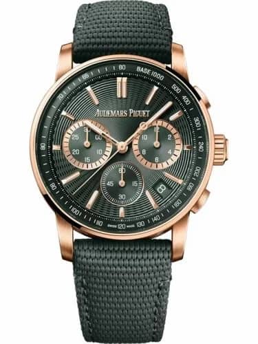 Audemars Piguet CODE 11.59 Chronograph Selfwinding Pink Gold / Green 26393OR.OO.A056KB.01