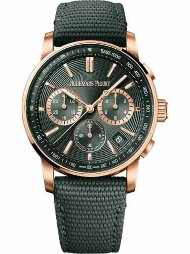 Audemars Piguet CODE 11.59 Chronograph Selfwinding Pink Gold / Green 26393OR.OO.A056KB.01