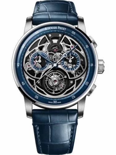 Audemars Piguet CODE 11.59 Selfwinding Flying Tourbillon Chronograph White Gold / Blue 26399BC.OO.D321CR.01