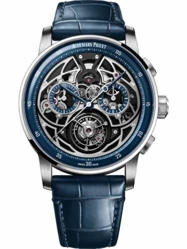 Audemars Piguet CODE 11.59 Selfwinding Flying Tourbillon Chronograph White Gold / Blue 26399BC.OO.D321CR.01