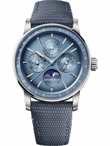 Audemars Piguet CODE 11.59 Perpetual Calendar White Gold / Smoked Blue 26494BC.OO.D350KB.01