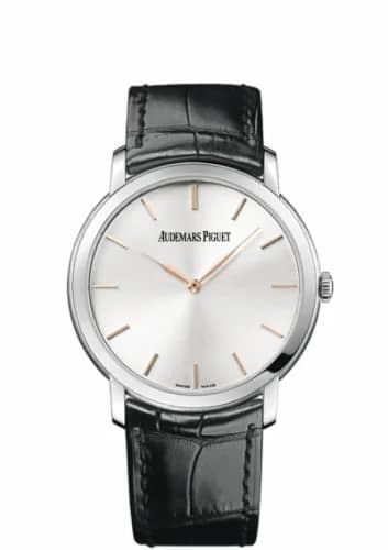 Audemars Piguet Jules Audemars 15180 Extra-Thin White Gold / Silver 15180BC.OO.A002CR.01