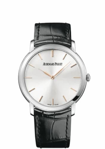 Audemars Piguet Jules Audemars 15180 Extra-Thin White Gold / Silver 15180BC.OO.A002CR.01