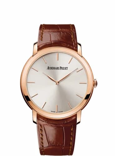Audemars Piguet Jules Audemars 15180 Extra-Thin Pink Gold / Silver 15180OR.OO.A088CR.01