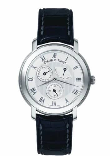 Audemars Piguet Jules Audemars Small Seconds & Power Reserve White Gold / Silver 25955BC.OO.D002CR.01