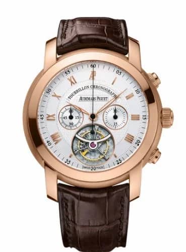 Audemars Piguet Jules Audemars Tourbillon Chronograph Pink Gold / Silver 26010OR.OO.D088CR.01