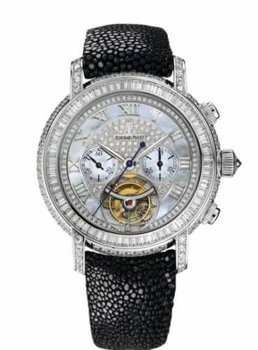 Audemars Piguet Jules Audemars 26083 Tourbillon Chronograph White Gold / MOP 26083BC.ZZ.D102CR.01