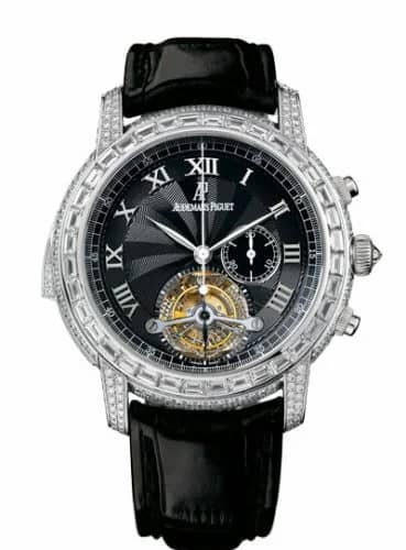 Audemars Piguet Jules Audemars Minute Repeater Tourbillon Chronograph White Gold / Diamond / Black 26118BC.ZZ.D002CR.01