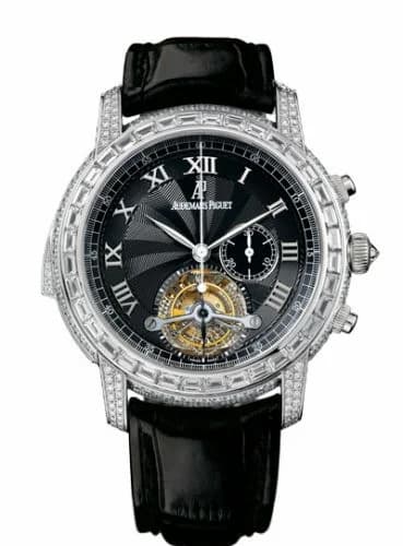 Audemars Piguet Jules Audemars Minute Repeater Tourbillon Chronograph White Gold / Diamond / Black 26118BC.ZZ.D002CR.01