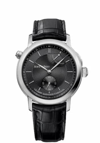 Audemars Piguet Jules Audemars 26344 Grande Sonnerie Carillon Platinum / The Hour Glass Black 26344PT.OO.D002CR.02