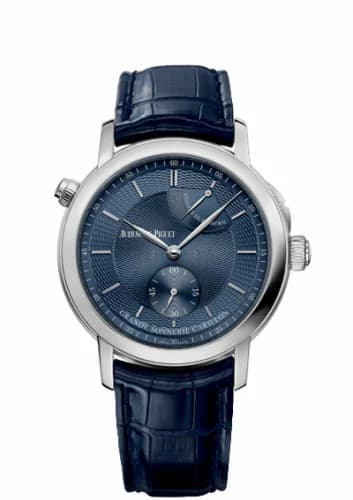 Audemars Piguet Jules Audemars 26344 Grande Sonnerie Carillon Platinum / The Hour Glass Blue 26344PT.OO.D028CR.02