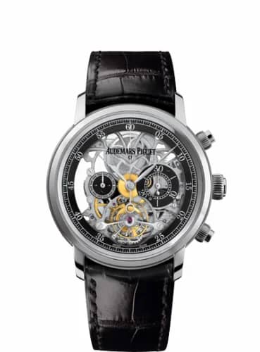 Audemars Piguet Jules Audemars 26346 Tourbillon Chronograph Openworked White Gold Boutique 26346BC.OO.D002CR.01