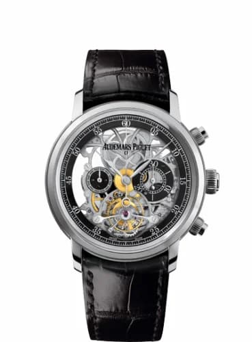 Audemars Piguet Jules Audemars 26346 Tourbillon Chronograph Openworked White Gold Boutique 26346BC.OO.D002CR.01