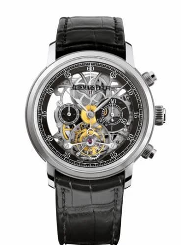 Audemars Piguet Jules Audemars 26346 Tourbillon Chronograph Openworked White Gold Boutique 26346BC.OO.D002CR.02