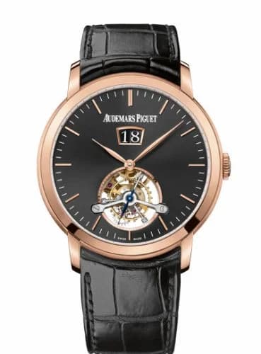 Audemars Piguet Jules Audemars Tourbillon Grande Date Pink Gold / Black 26559OR.OO.D002CR.01