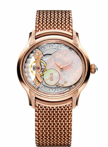 Audemars Piguet Millenary Hand-wound Frosted White Gold / Opal / Bracelet 77244OR.GG.1272OR.01