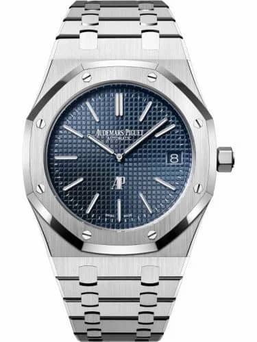 Audemars Piguet Royal Oak Extra-Thin Stainless Steel / Blue 15202ST.OO.1240ST.01