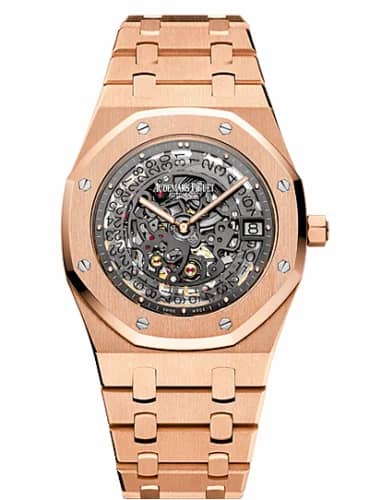 Audemars Piguet Royal Oak 15204 Openworked Extra-Thin Pink Gold 15204OR.OO.1240OR.01