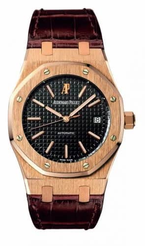 Audemars Piguet Royal Oak 15300 Date Pink Gold / Black / Strap 15300OR.OO.D088CR.01