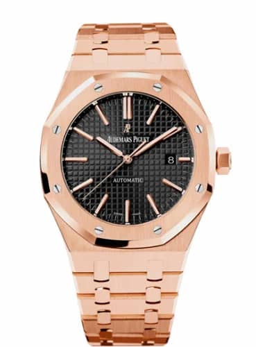 Audemars Piguet Royal Oak 15400 Pink Gold / Black 15400OR.OO.1220OR.01