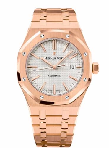 Audemars Piguet Royal Oak 15400 Pink Gold / Silver 15400OR.OO.1220OR.02