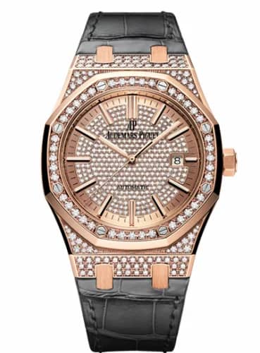 Audemars Piguet Royal Oak 15402 Pink Gold / Diamond 15402OR.ZZ.D003CR.01
