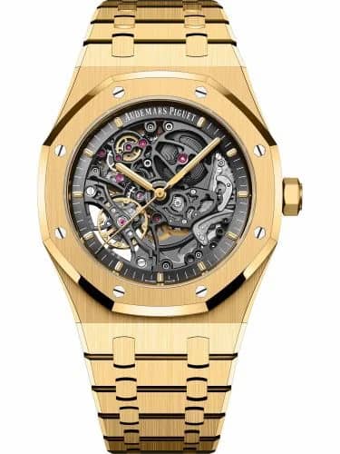 Audemars Piguet Royal Oak 41 Double Balance Wheel Openworked Yellow Gold 15407BA.OO.1220BA.01