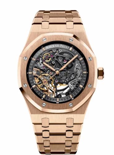 Audemars Piguet Royal Oak 41 Double Balance Wheel Openworked Pink Gold 15407OR.OO.1220OR.01