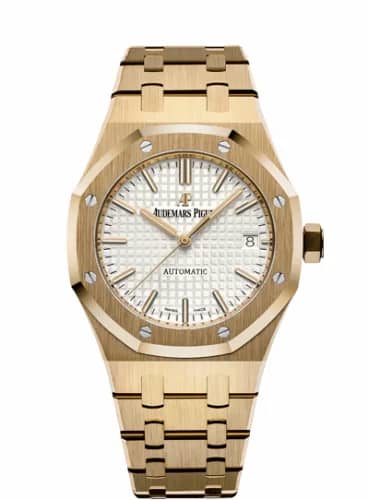 Audemars Piguet Royal Oak 15450 Selfwinding Yellow Gold / Silver 15450BA.OO.1256BA.01