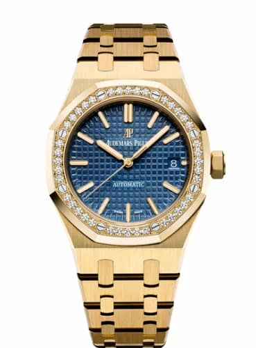 Audemars Piguet Royal Oak 15451 Selfwinding Yellow Gold / Blue 15451BA.ZZ.1256BA.01