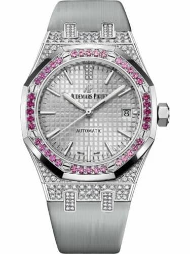 Audemars Piguet Royal Oak Selfwinding 37 White Gold / Sapphire / Silver 15452BC.ZY.D007VE.01