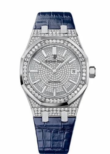 Audemars Piguet Royal Oak Selfwinding 37 White Gold / Diamond / Diamond / Strap 15452BC.ZZ.D019CR.01