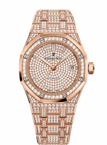 Audemars Piguet Royal Oak 15452 Selfwinding Pink Gold / Diamond / Diamond 15452OR.ZZ.1258OR.02