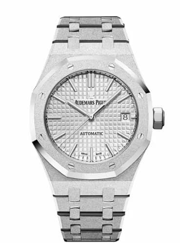 Audemars Piguet Royal Oak 15454 Selfwinding Frosted White Gold / Silver 15454BC.GG.1259BC.01