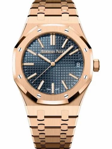 Audemars Piguet Royal Oak Selfwinding 41 Pink Gold / Blue 15510OR.OO.1320OR.03