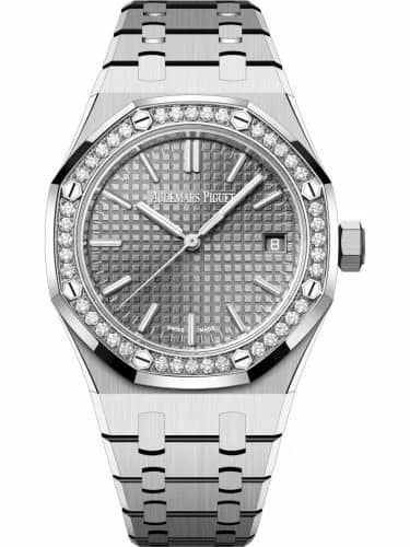 Audemars Piguet Royal Oak Selfwinding 37 Stainless Steel - Diamond / Grey / 50th Anniversary 15551ST.ZZ.1356ST.03