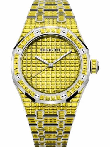 Audemars Piguet Royal Oak Self-Winding 37 Yellow Chrysoberyl / 50th Anniversary 15554BC.RY.1274BC.01