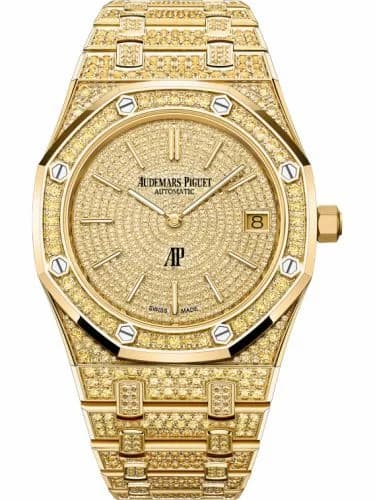 Audemars Piguet Royal Oak Extra-Thin Yellow Gold - Sapphire / Sapphire 16202BA.HH.1241BA.01