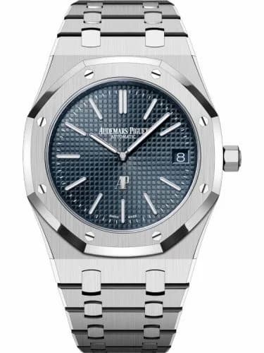 Audemars Piguet Royal Oak Extra-Thin Stainless Steel / Blue 16202ST.OO.1240ST.02