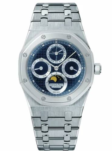 Audemars Piguet Royal Oak Perpetual Calendar Stainless Steel / Platinum / Dark Blue 25820SP.OO.0944SP.02