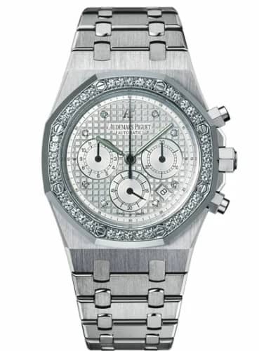 Audemars Piguet Royal Oak Chronograph 39 White Gold / Silver / Diamond 25966BC.ZZ.1185BC.01