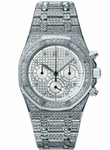 Audemars Piguet Royal Oak Chronograph 39 White Gold / Diamond / Silver 25967BC.ZZ.1185BC.01