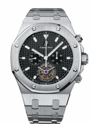 Audemars Piguet Royal Oak Tourbillon Chronograph Stainless Steel / Black / Bracelet 25977ST.OO.1205ST.02