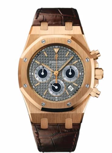 Audemars Piguet Royal Oak 26022 Chronograph Pink Gold / Brown / Strap 26022OR.OO.D098CR.02