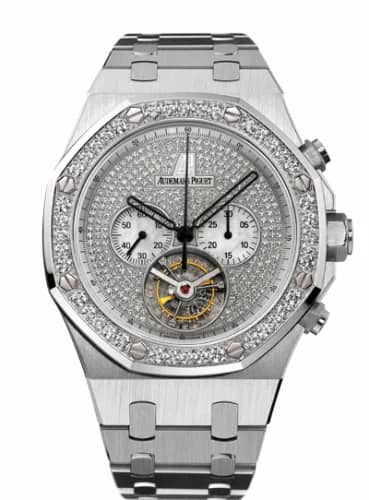 Audemars Piguet Royal Oak Tourbillon Chronograph White Gold / Diamond 26039BC.ZZ.1205BC.01