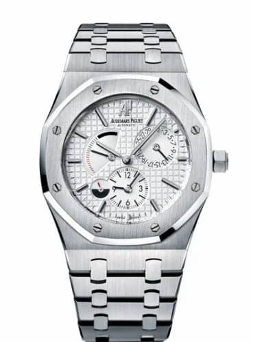 Audemars Piguet Royal Oak Dual Time Stainless Steel / Silver 26120ST.OO.1220ST.01